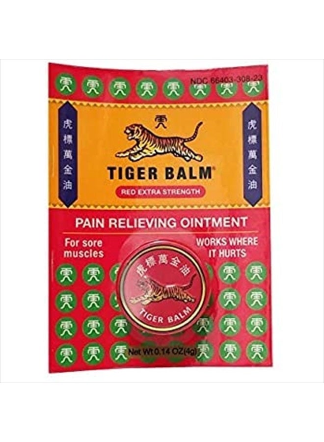 TIGER BALM EXTRA STRENGTH,RED, 4 GM