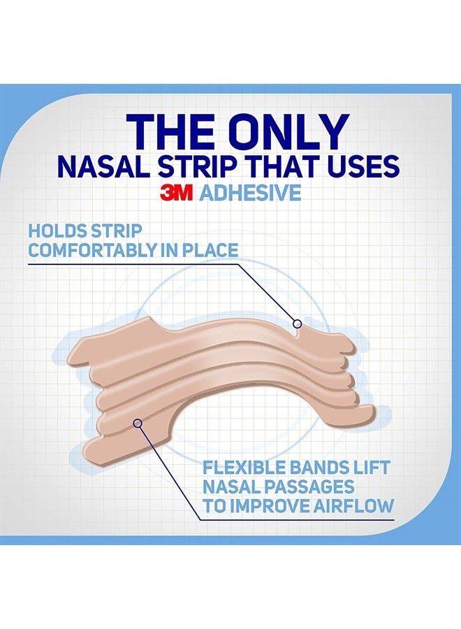 Nasal Strips for Sensitive Skin, Large, Clear, 30 Strips