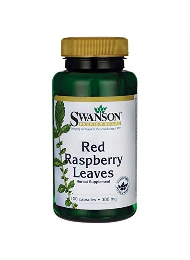 Red Raspberry Leaves 380 Milligrams 100 Capsules