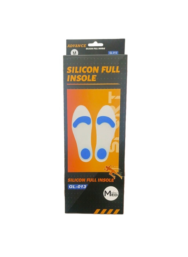 Silicon Full Insole - Model No. GL-013 (Medium Size)