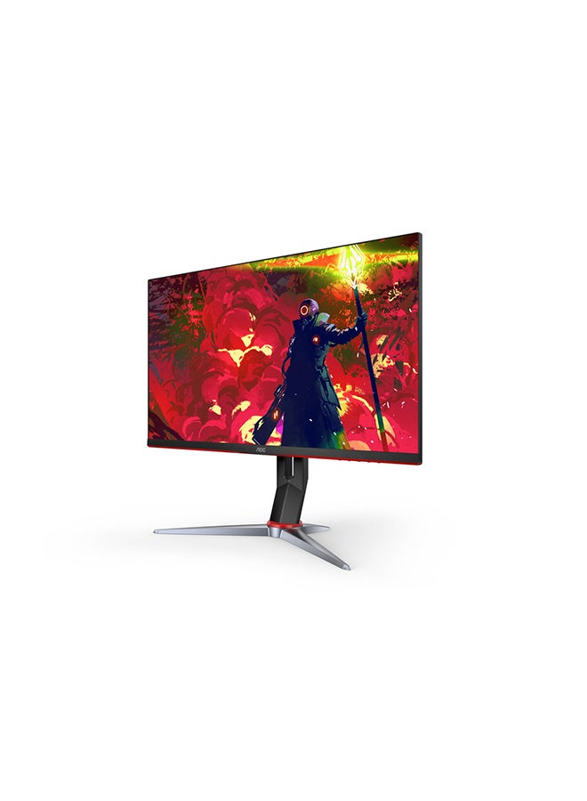 27G2SE 27-Inch (VA) Gaming Monitor , 1920 × 1080(FHD), 165Hz, 1ms, HDR Mode ,VGA × 1 / HDMI 1.4 × 2 / DisplayPort 1.2 × 1 , AdaptiveSync Black & Red