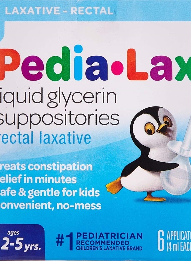 Children's Pedia-Lax Liquid Glycerin Suppositories -- 6 Suppositories