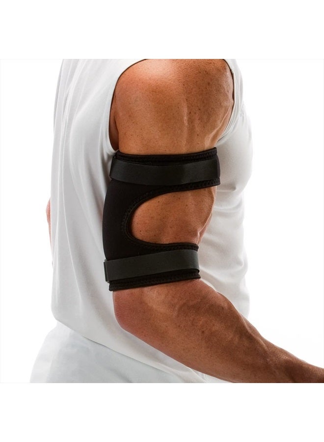 Bicep/Tricep Cuff, Compression Brace for Bicep/Tricep Tendonitis, Weight Lifting Strains, and Inflammation, XX-Large, Made in the USA