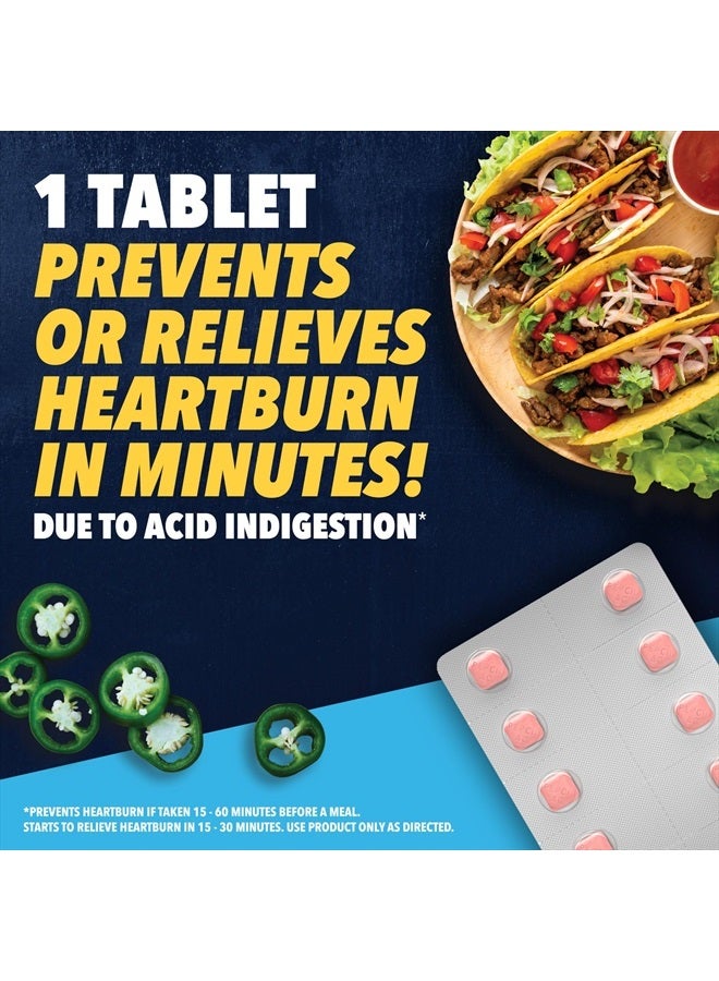 AC Original Strength Heartburn Relief Tablets, Prevents & Relieves Heartburn Due to Acid Indigestion & Sour Stomach, 10 mg Famotidine to Reduce & Control Acid, Fast-Acting, 30 Ct