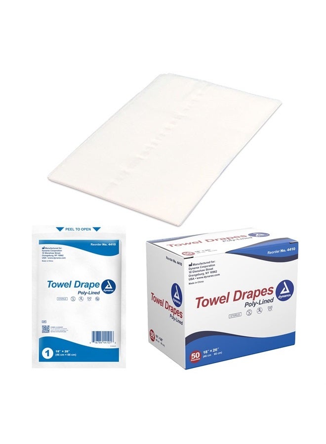 Disposable Towel Drapes, Sterile, 18