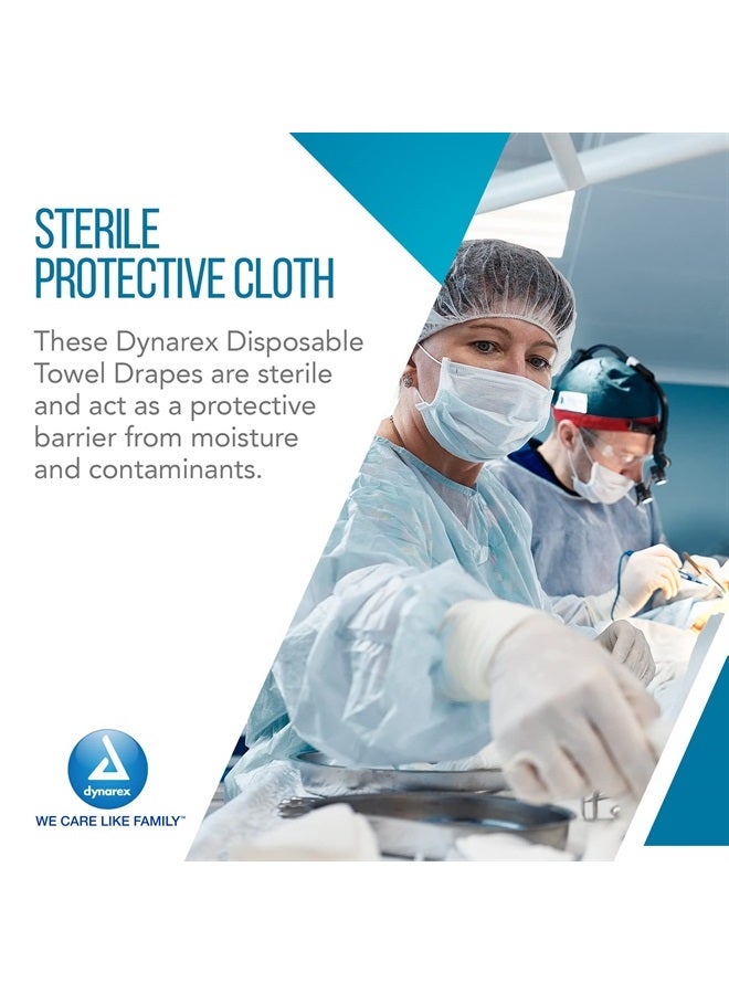 Disposable Towel Drapes, Sterile, 18