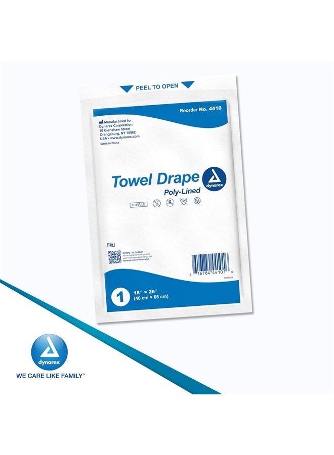 Disposable Towel Drapes, Sterile, 18