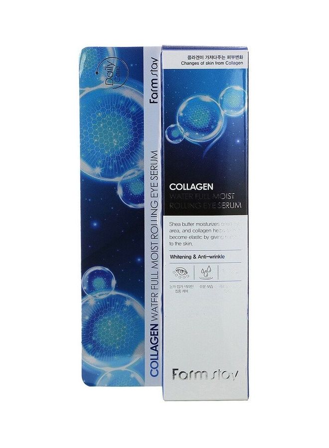 Collagen Water Full Moist Rolling Eye Serum Multicolour 25ml