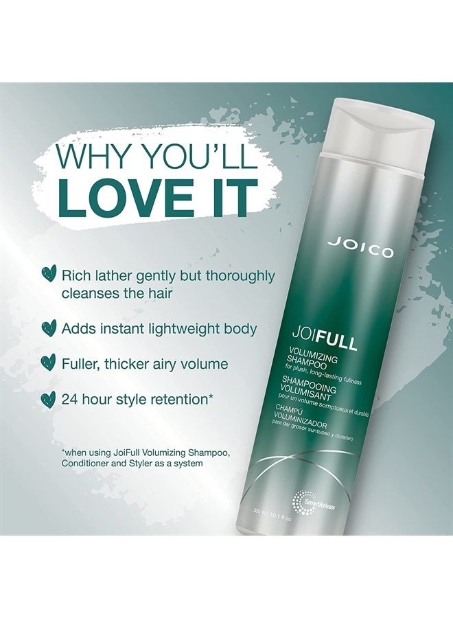 JoiFULL Volumizing Shampoo & Conditioner Set | Plush & Long-Lasting Fullness | Boost Shine | For Fine/Thin Hair