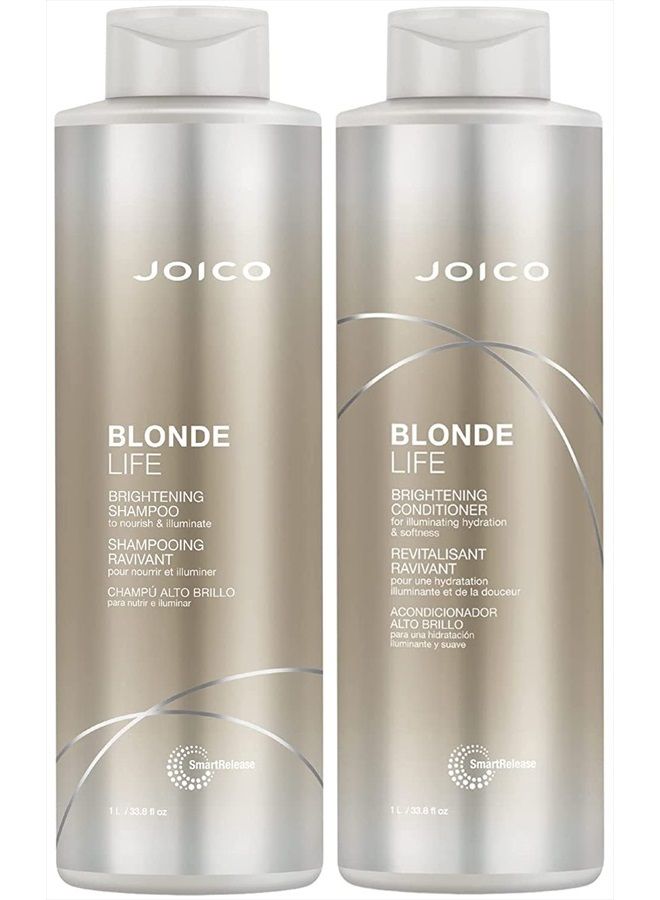 Blonde Life Brightening Shampoo and Conditioner Set, 33.8-Ounce