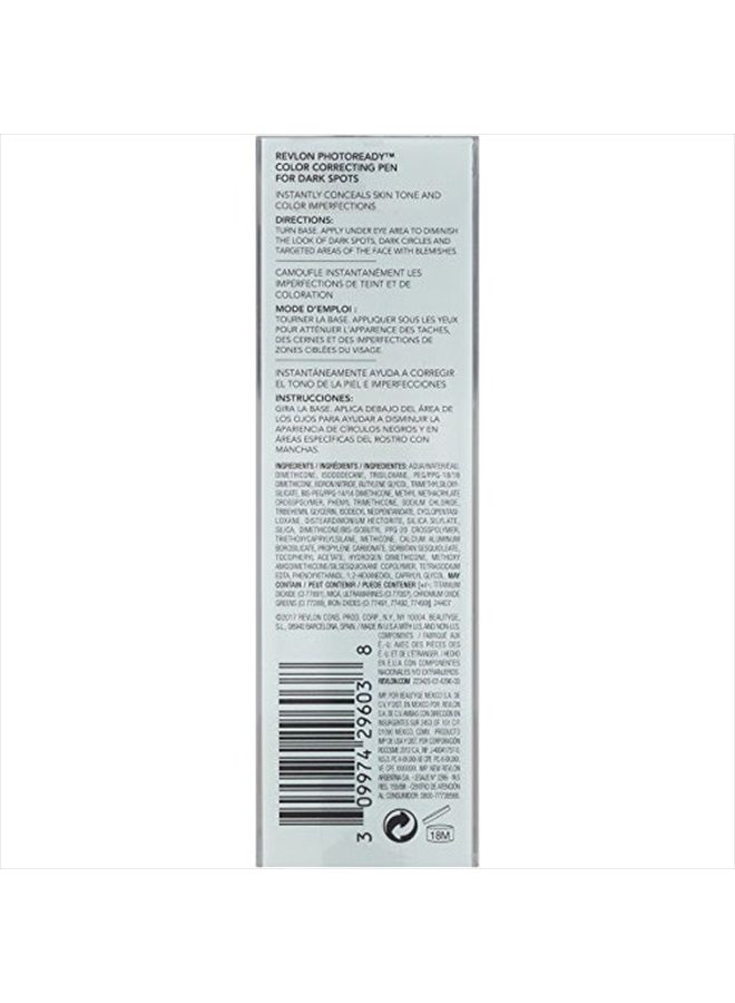 Revlon PhotoReady Color Correcting Pen for Dark Spots, 0.08 Fl Oz (Pack of 1)
