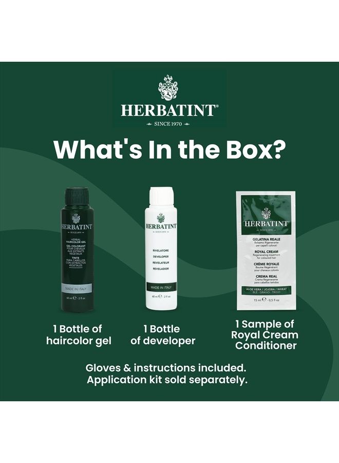 : Herbatint Permanent Hair Color Brown 2N, 4.56 oz (2 pack)