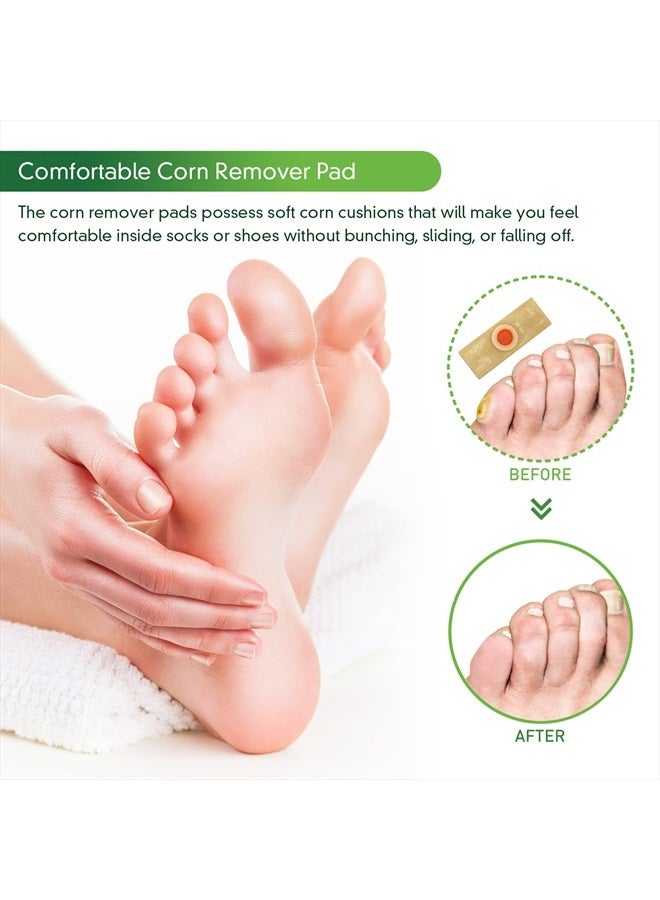 Corn Removers for Feet, 24 Pack, 2 Size Corn Removers for Toe, Foot Corn-Toe Corn-Callus Removal, Corn Remover Feet, 12 Large Size and 12 Small Size Foot Corn Removers, Toes Corn Removal, 24 Pack