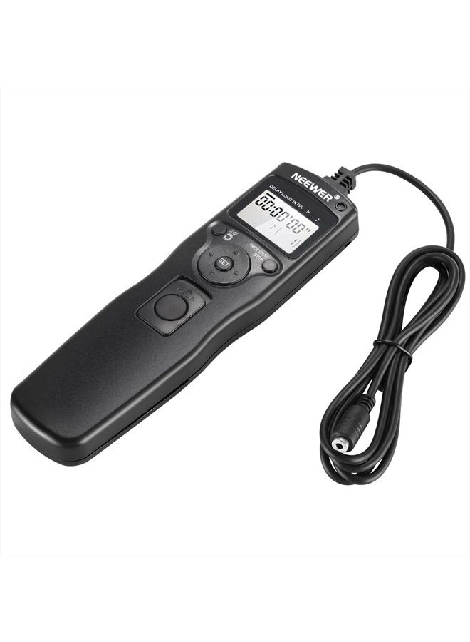 Shutter Release Timer Remote Control Cord Compatible with Canon EOS 550D/Rebel T2i, 450D/Xsi, 400D/Xti, 350D/XT, 300D 60D 600D 500D 1100D 1000D 10D 20D 30D 40D 50D