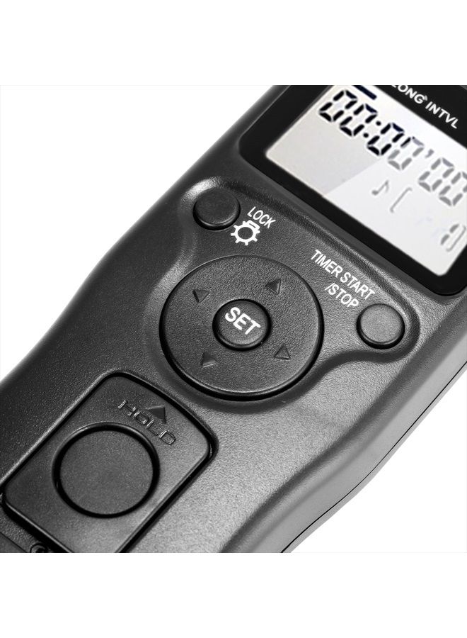 Shutter Release Timer Remote Control Cord Compatible with Canon EOS 550D/Rebel T2i, 450D/Xsi, 400D/Xti, 350D/XT, 300D 60D 600D 500D 1100D 1000D 10D 20D 30D 40D 50D