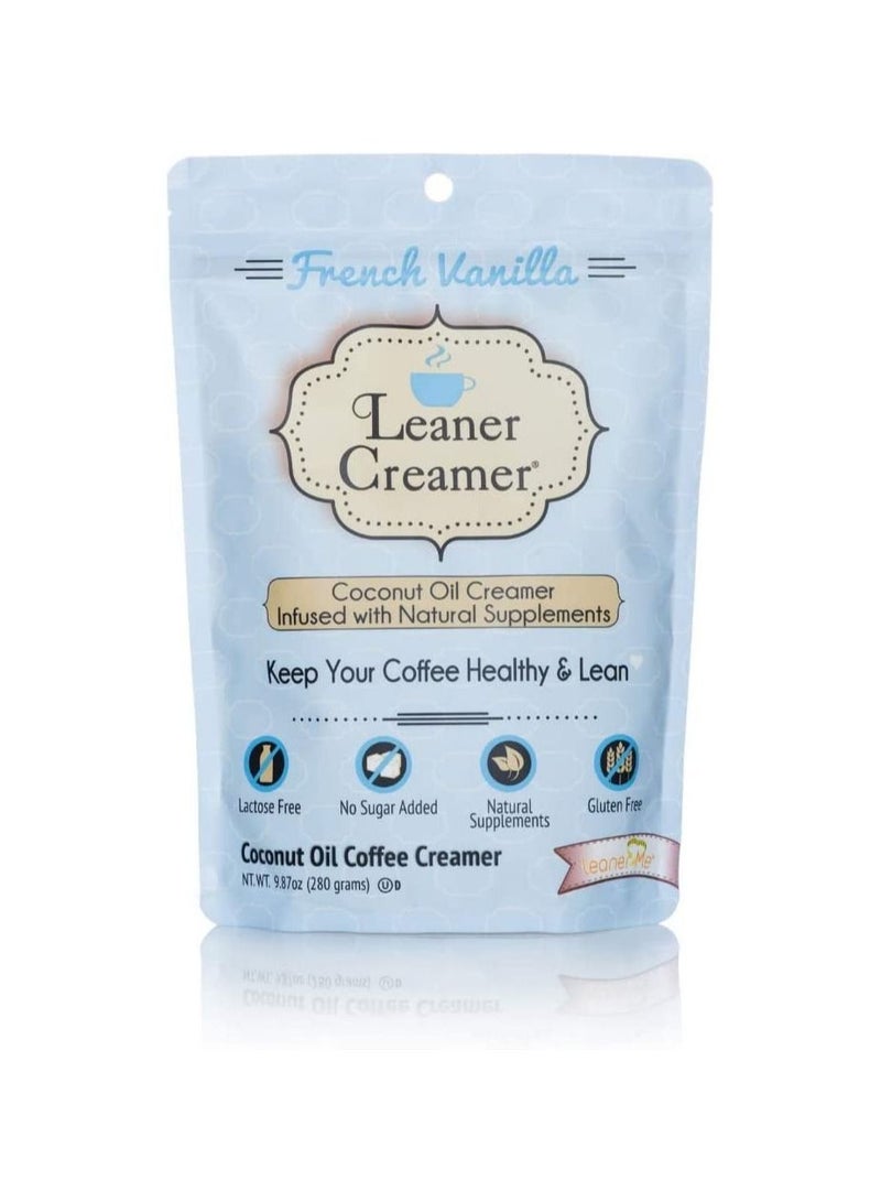 low fat coconut oil coffee creamer with vanilla flavor