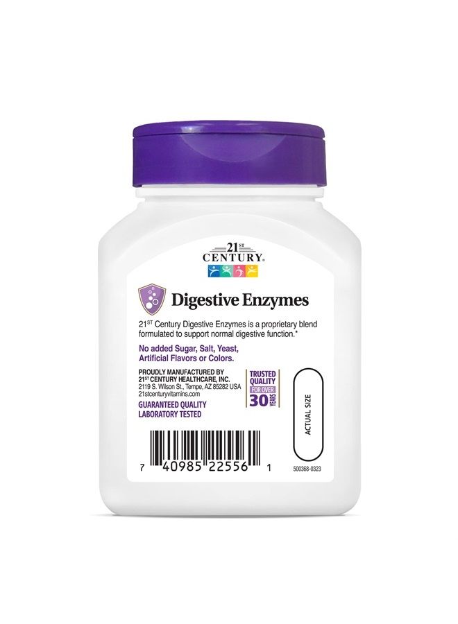 Digestive Enzymes Capsules, 60 Count (Pack of 2)