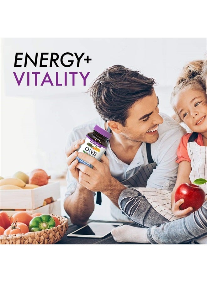 Nutrition One for Men Whole Food-Based Multiple, Daily Nutrition*, Non-GMO, Vegetarian Friendly, Kosher, Gluten-Free, Soy-Free, Dairy-Free, Iron Free, 60 Vegetable Capsules, 60 Servings