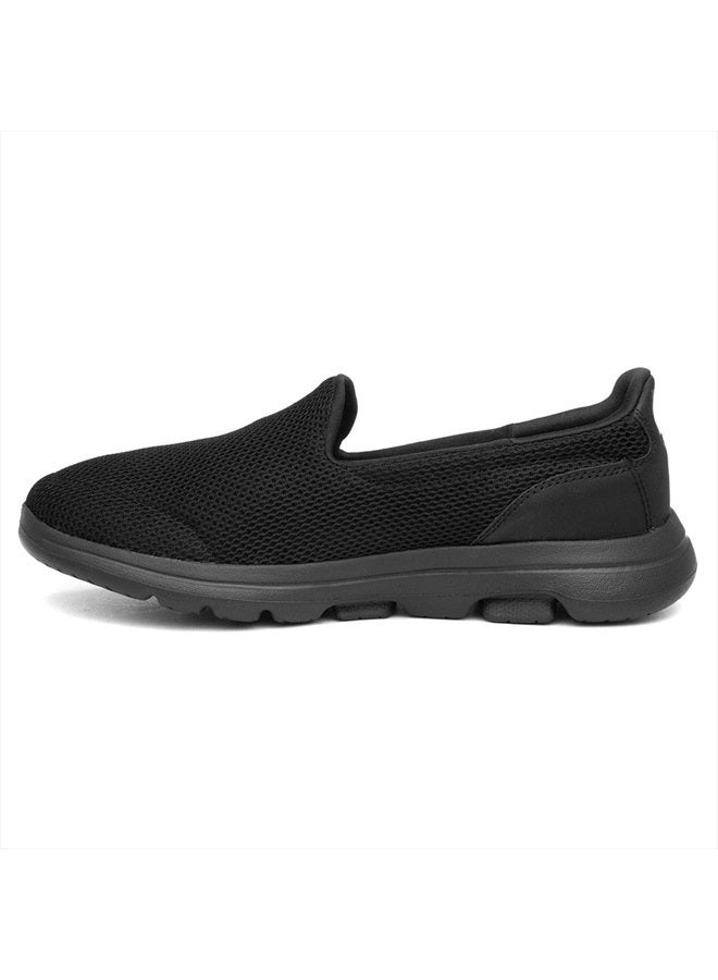 Women's Go Walk 5 Sneaker, Black, 8.5