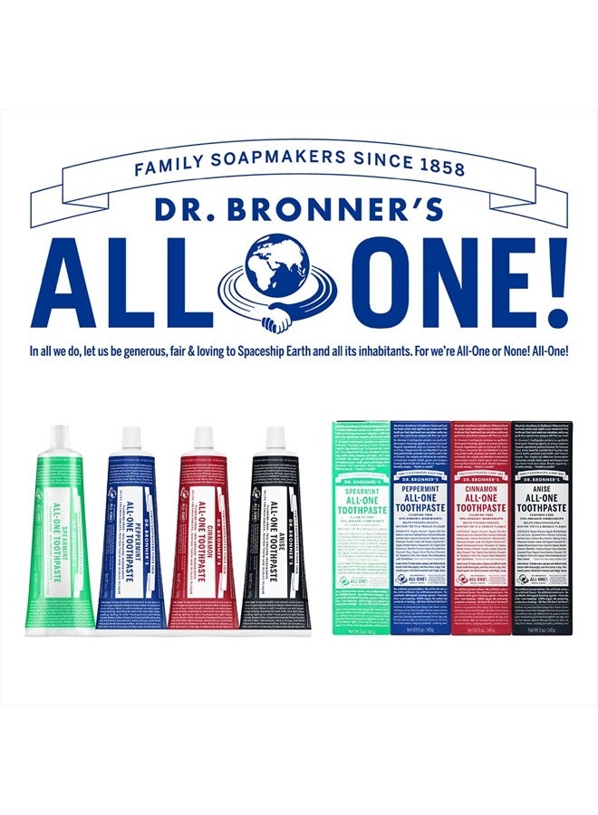 All-One Toothpaste (Spearmint, 5 Ounce,3-Pack)