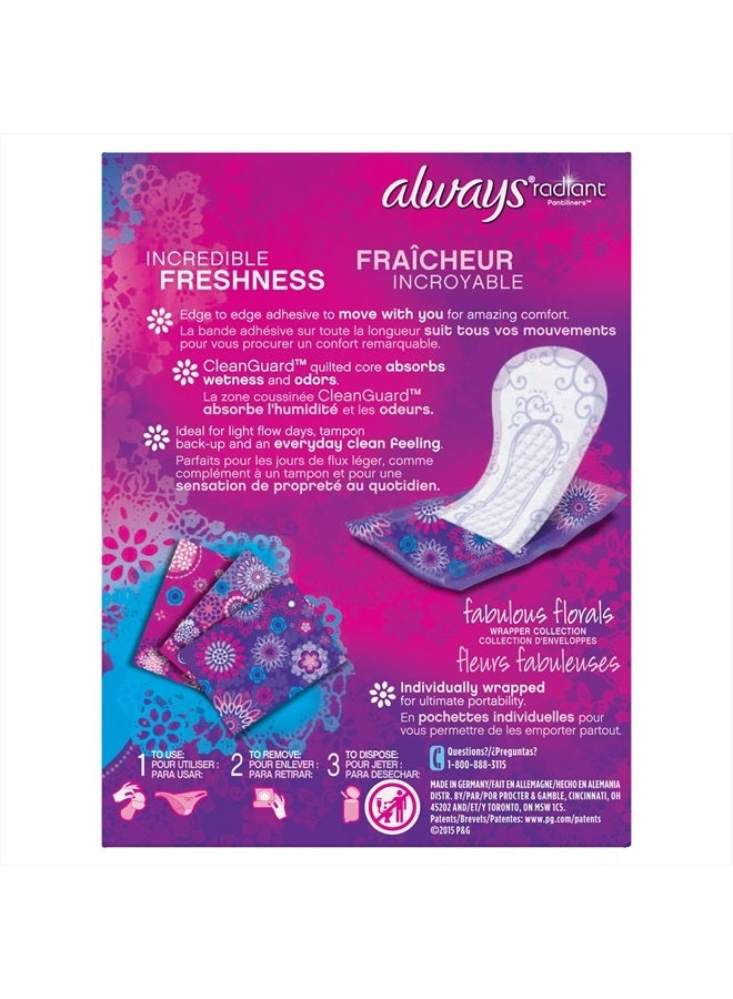 Always Radiant Liners, 48 Count