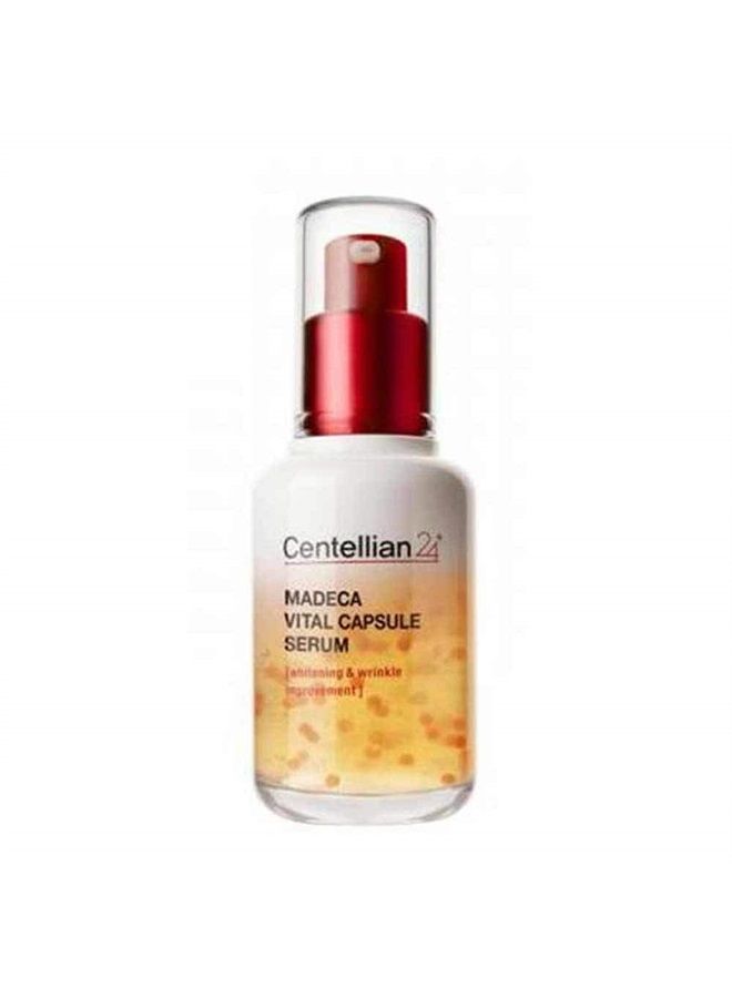 Centellian 24 Vital Capsule Serum - Ampoule for Moisturizing, Skin Elasticity, Skin Protection & Soothing with TECA, Centella Asiatica, Vitamin C, Collagen & Elastin (1.69 fl oz) by Dongkook Pharmaceu