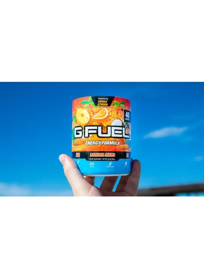 Roman Atwood Energy Powder, Sugar Free, Clean Caffeine Focus Supplement, Water Mix, Orange, Coconut & Pineapple Flavor, Focus Amino, Vitamin + Antioxidants Blend - 9.8 oz (40 Servings)