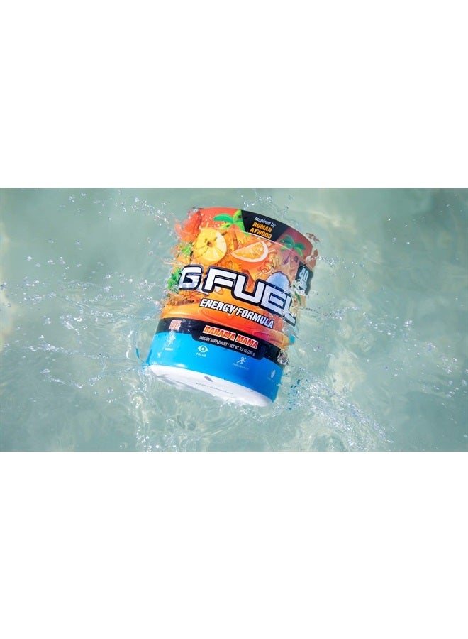 Roman Atwood Energy Powder, Sugar Free, Clean Caffeine Focus Supplement, Water Mix, Orange, Coconut & Pineapple Flavor, Focus Amino, Vitamin + Antioxidants Blend - 9.8 oz (40 Servings)