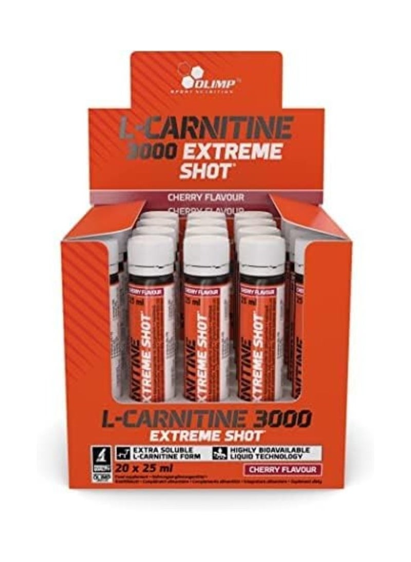 Olimp L-Carnitine 3000 Extreme Shot Orange 20 x 25 ml