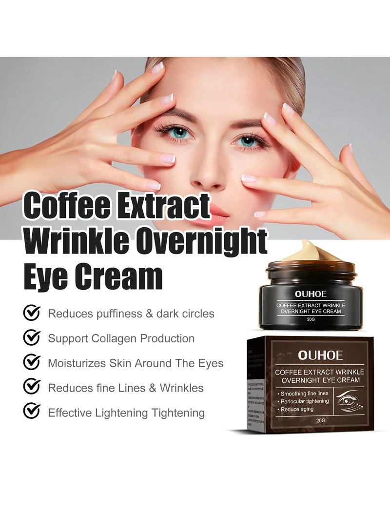 Anti-wrinkle Eye Cream, Dark Eyes Circle Eye Bags Treatment Cream, Deeply Hydrating Anti Aging Eye Repair Essence, Gentle And Fast Absorbing Under Eye Cream For Puffiness Dark Eye Circles