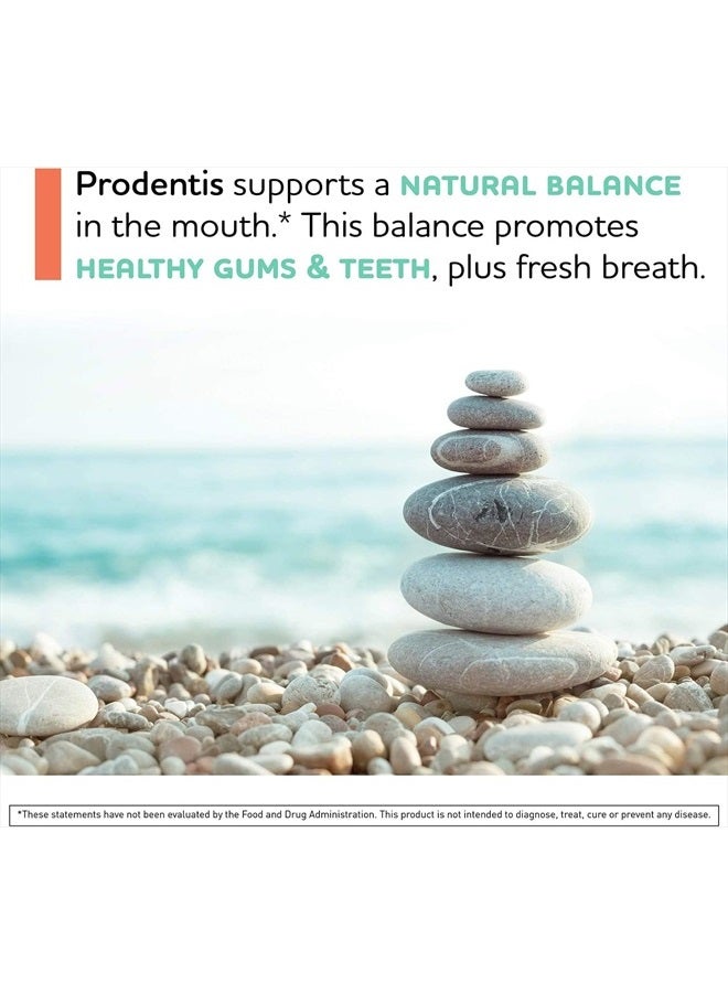 Prodentis | Dental Probiotics for Teeth and Gums | Promotes Good Oral Health & Gut Health Too | Oral Probiotics | 30 Apple-Flavored Lozenges | 1-Pack