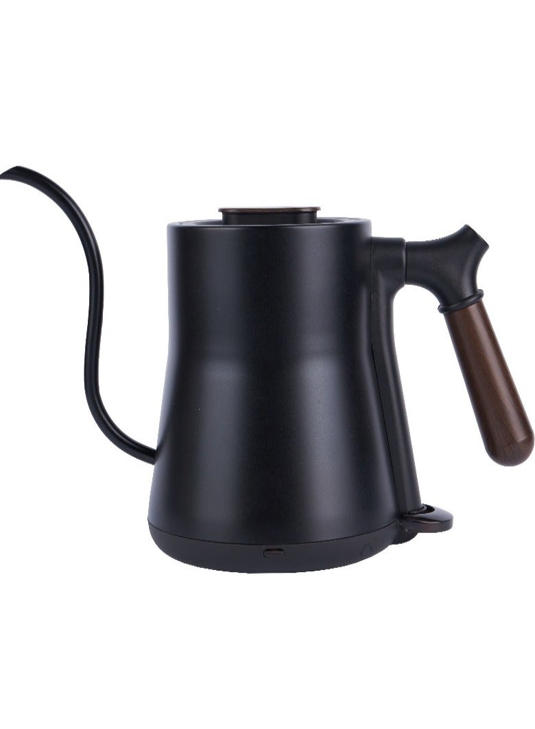 Electric Gooseneck Pour Over Kettle for Coffee and Tea Ultra Fast Boiling Stainless Steel Black