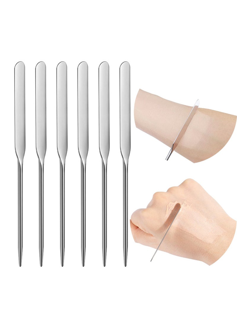 6 Pack Makeup Spatula, Foundation Liquid Foundation Mixer Face Cream Applicator Cosmetic Mixing Tool for Foundation Eye Shadow Cream