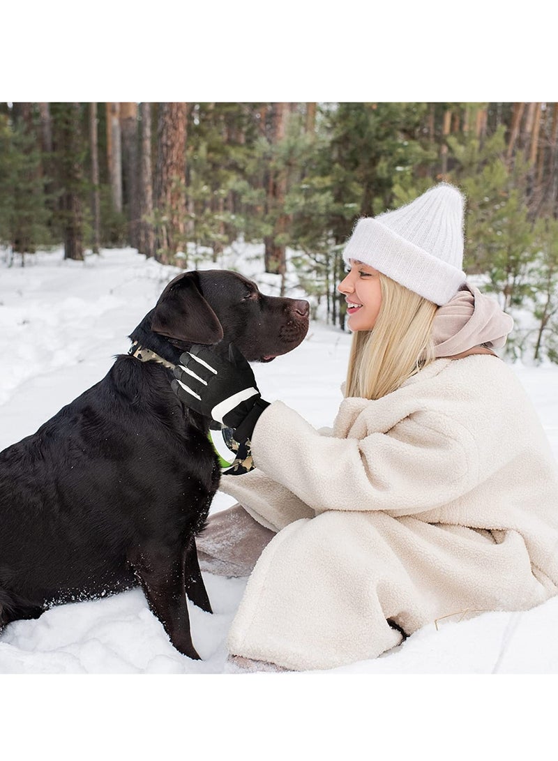 Snow Ski Gloves Waterproof, Ski Gloves Women -30°F Waterproof Winter Gloves Touchscreen Snow Gloves Women Men Warm Windproof Snowboard Gloves for Cold Weather (L)