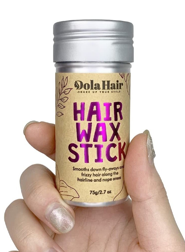 Dolahair Hair Wax Stick - Flyaway Control and Styling Pomade for Kids, Women, and Men - Hair Bun Maker and Accessorie (1 Pack of Wax)