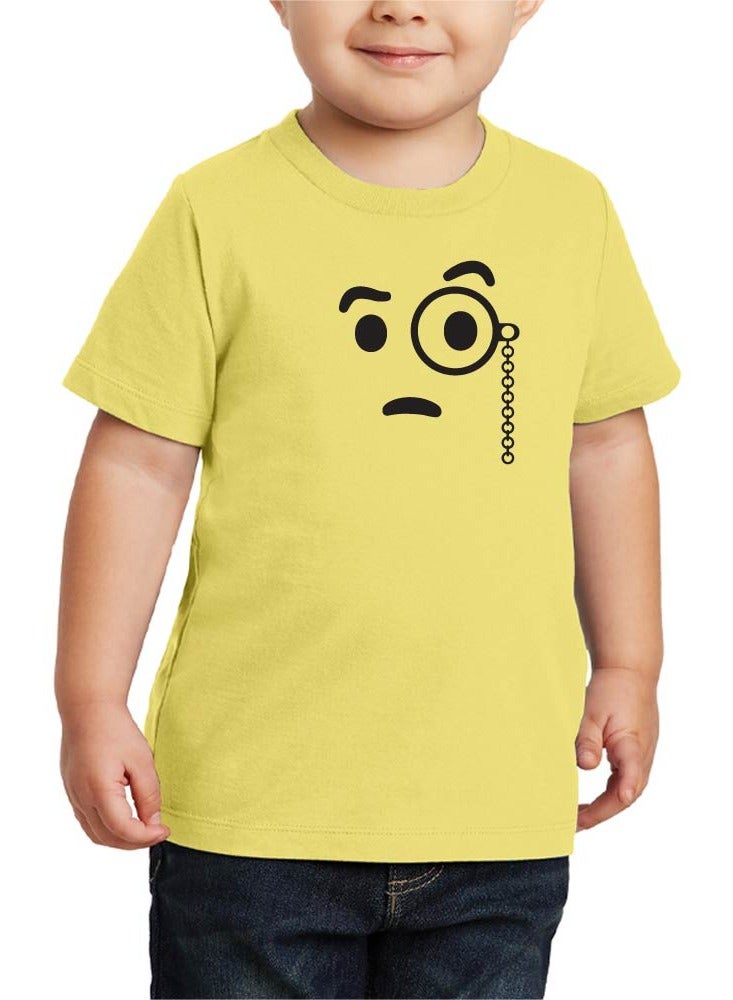 Pack of 5 Kids Yellow Smiley Face T-Shirts - Kids Unisex Round Neck Cotton Short Sleeve Tees - Soft and Comfortable Emoji T-Shirts for Kids