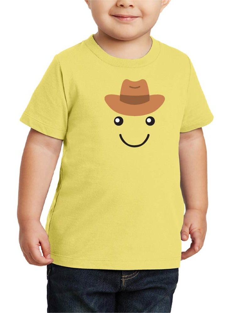 Pack of 5 Kids Yellow Smiley Face T-Shirts - Kids Unisex Round Neck Cotton Short Sleeve Tees - Soft and Comfortable Emoji T-Shirts for Kids