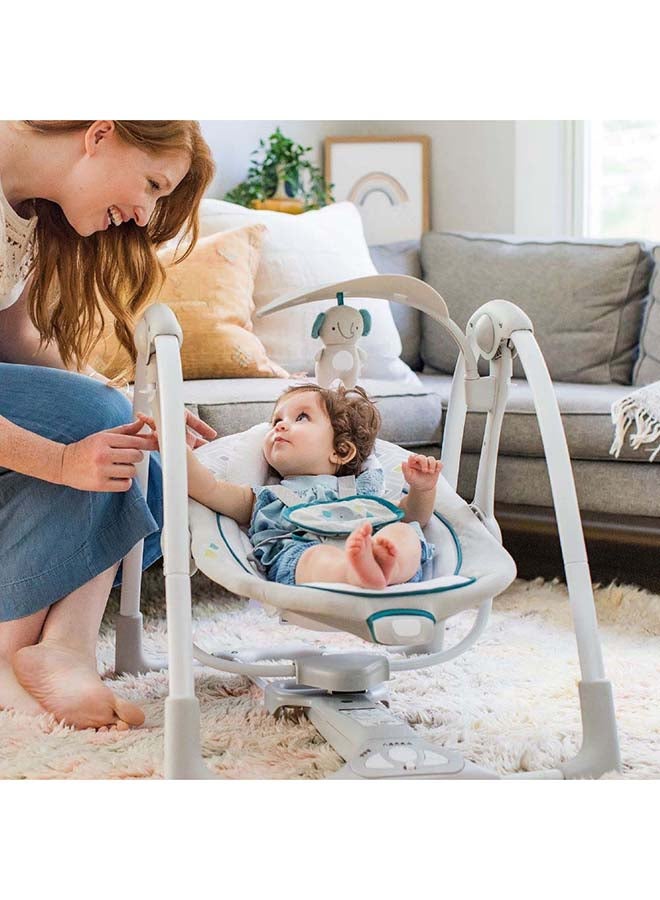 ConvertMe Swing-2-Seat Portable Swing - Nash