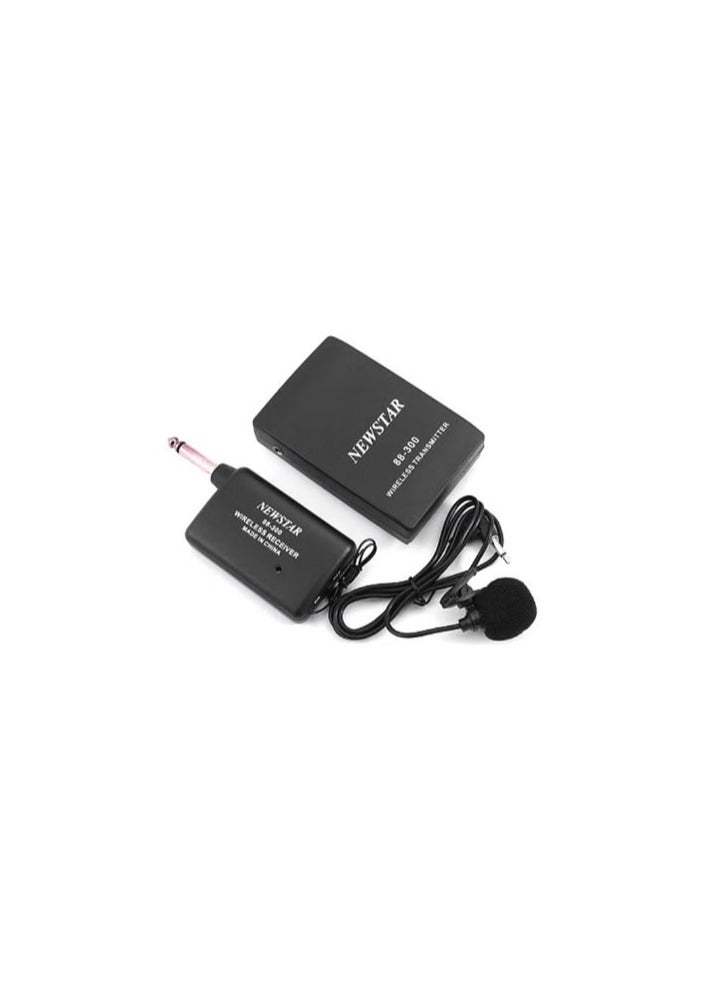 Wireless Tie Microphone 88-300 Black