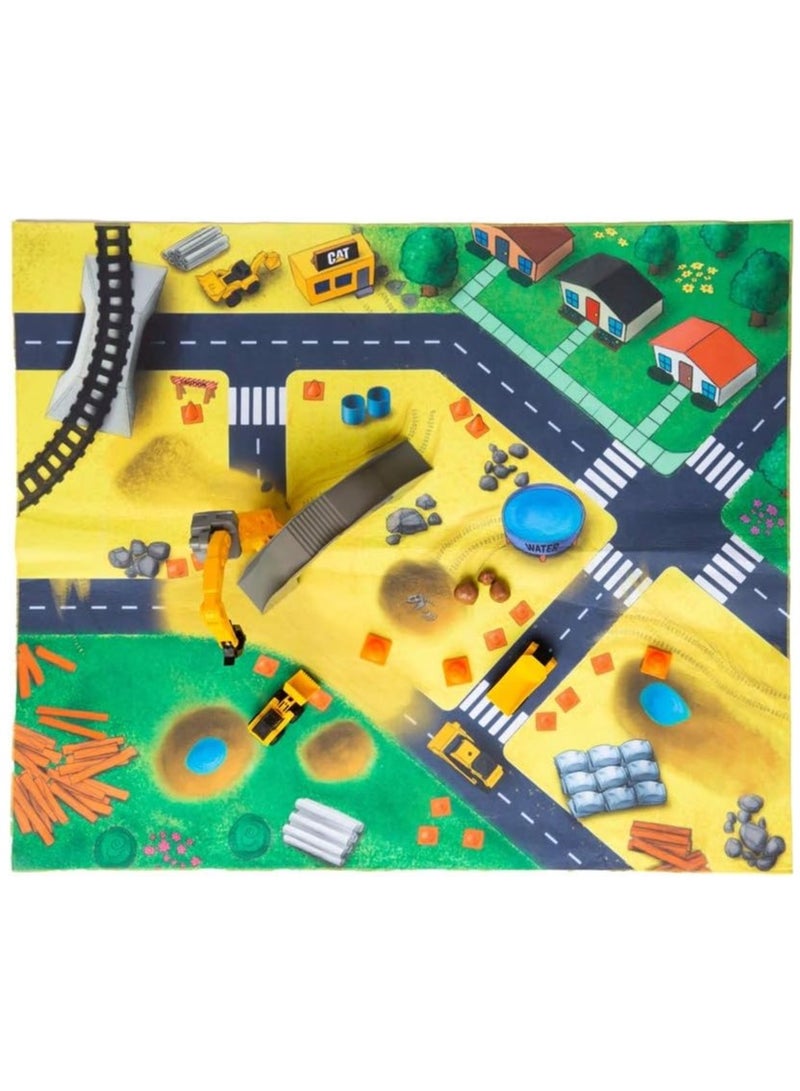 CAT Little Machines Construction Mat