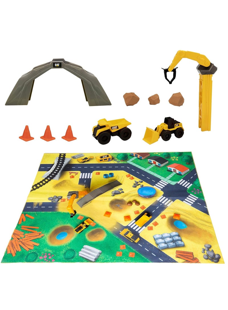 CAT Little Machines Construction Mat