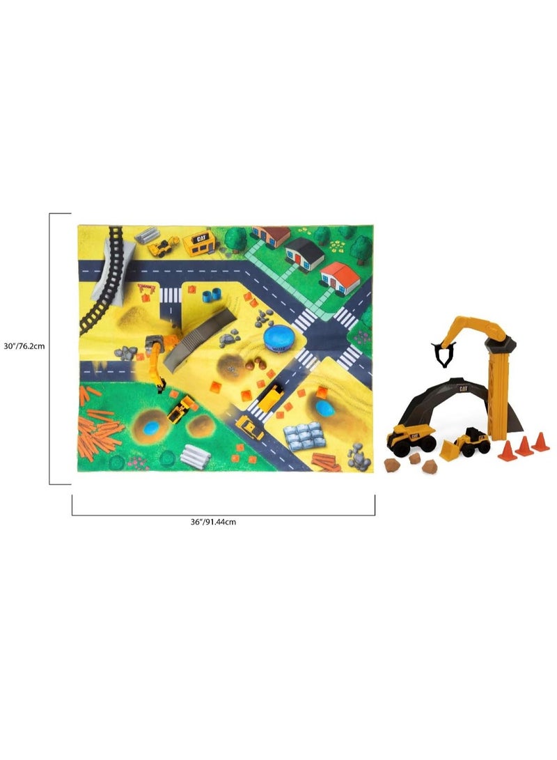 CAT Little Machines Construction Mat