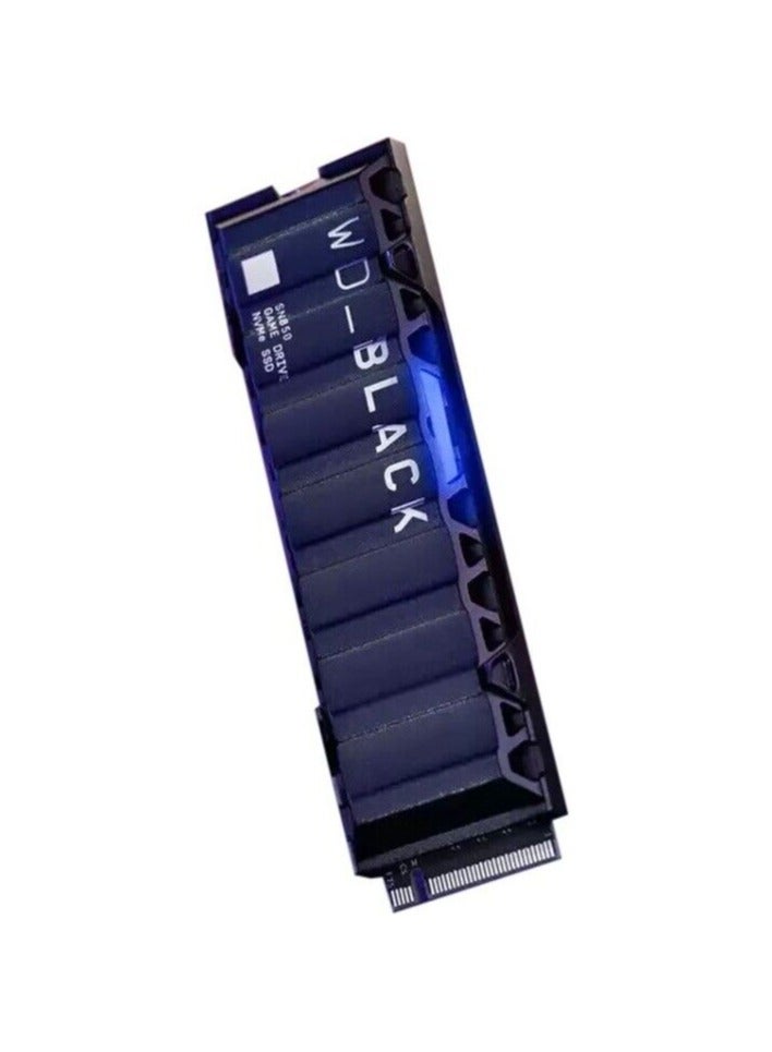 WD_BLACK SN850 + HEATSINK FOR PS5 WRSN 2TB Solid State Drive, M.2 2280 Internal, Gen4 PCIe, Up to 7,000, WDBBKW0020BBK-WRSN 2 TB