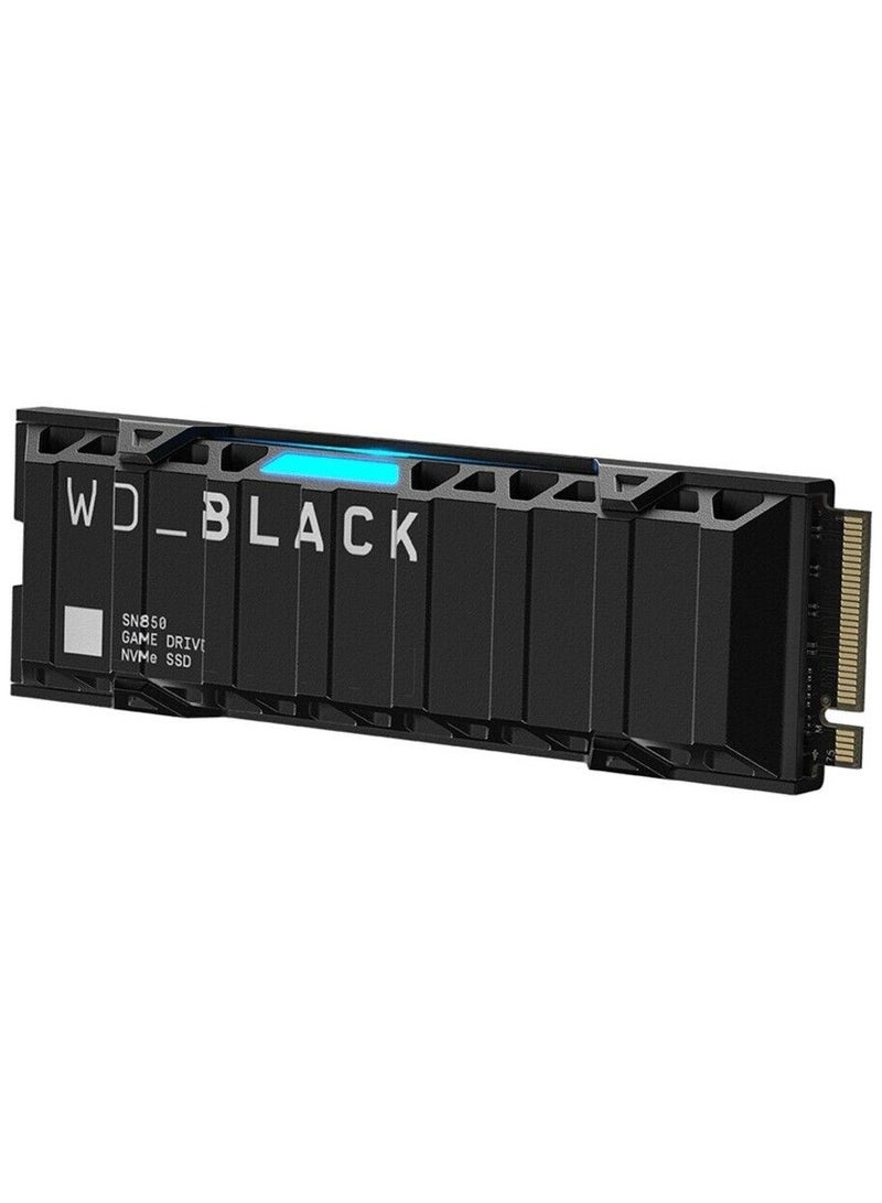 WD_BLACK SN850 + HEATSINK FOR PS5 WRSN 2TB Solid State Drive, M.2 2280 Internal, Gen4 PCIe, Up to 7,000, WDBBKW0020BBK-WRSN 2 TB