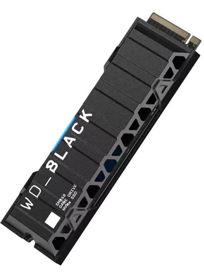 WD_BLACK SN850 + HEATSINK FOR PS5 WRSN 2TB Solid State Drive, M.2 2280 Internal, Gen4 PCIe, Up to 7,000, WDBBKW0020BBK-WRSN 2 TB