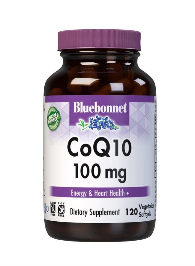 BlueBonnet CoQ-10 Vegetarian Softgels, 100 mg, 120 Count