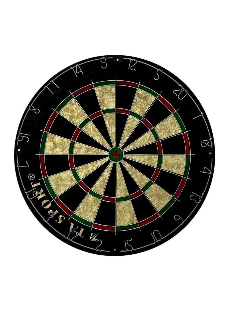 Ta Sports Black Mdf Cabinet Dartboard Bl-1811B With 2 Sides Game / 6Darts