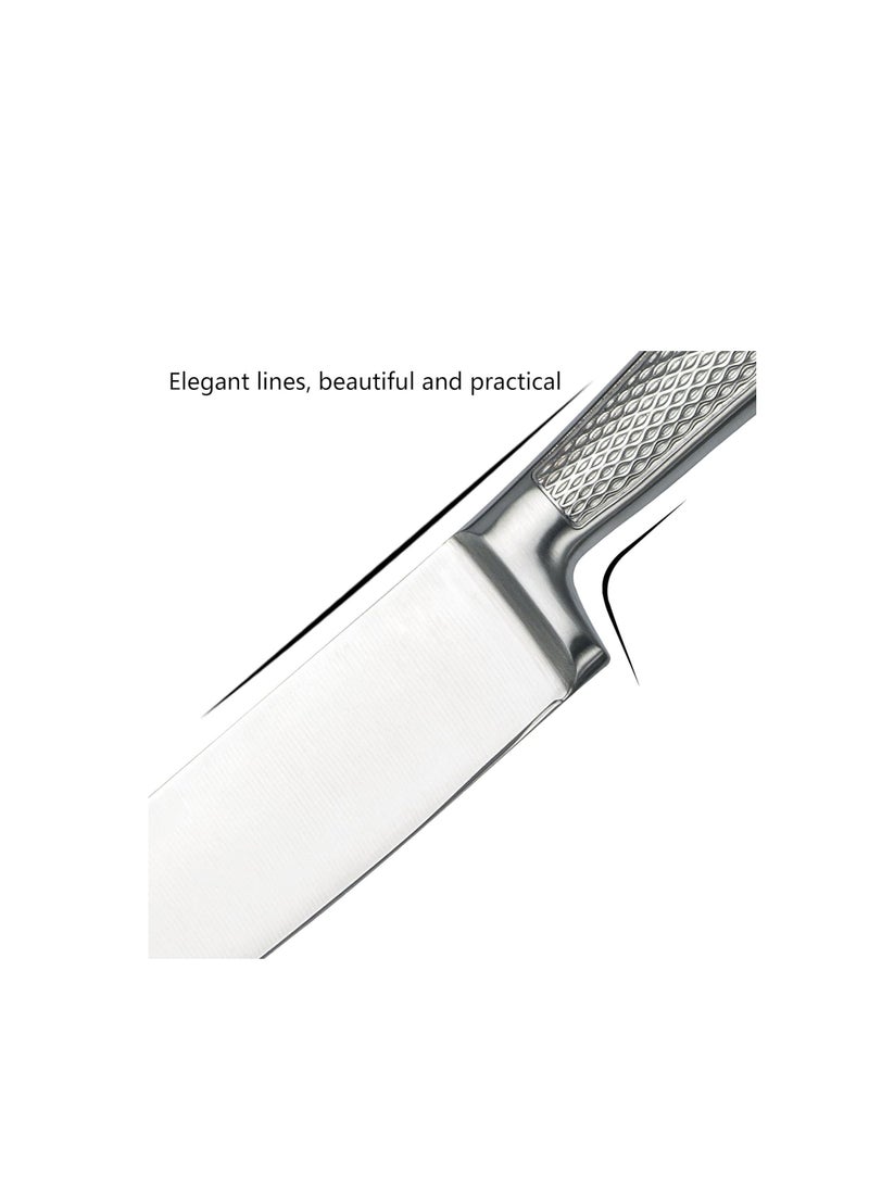 14 Pcs Kitchen Knife Set with Wooden Knife Block High Carbon Stainless Steel Kitchen Knives Sets