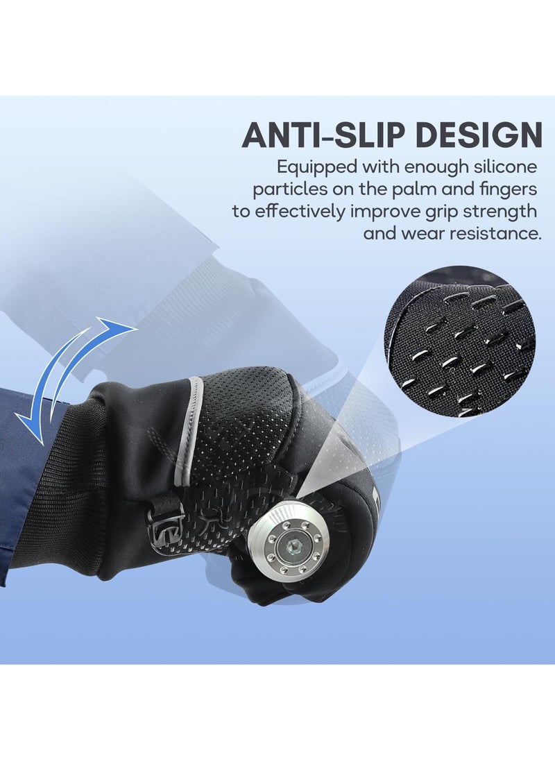 Winter Gloves - Waterproof, Thermal, Touchscreen Friendly for Outdoor Sports, Running, Biking, and Driving - Unisex Design for Men and Women