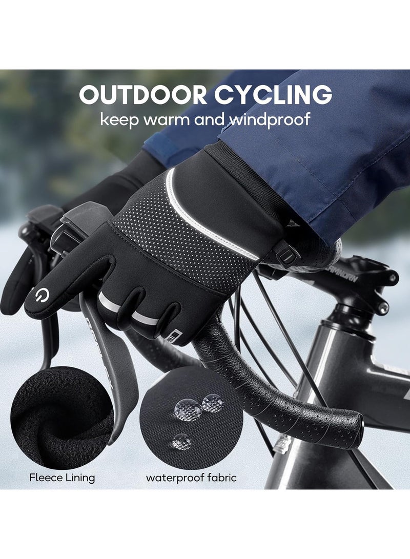 Winter Gloves - Waterproof, Thermal, Touchscreen Friendly for Outdoor Sports, Running, Biking, and Driving - Unisex Design for Men and Women
